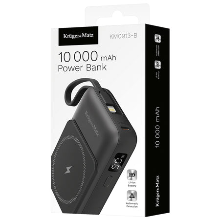 Power bank 10000 mAh MagSafe Kruger&Matz KM0913-B