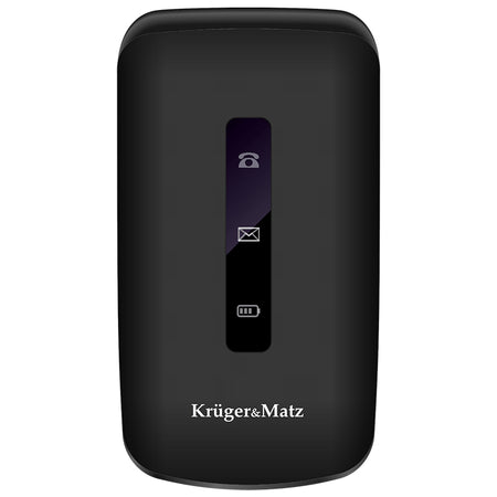Telefon mobil GSM cu clapetă pentru seniori cu buton SOS și Dual SIM Kruger Matz KM0929.1