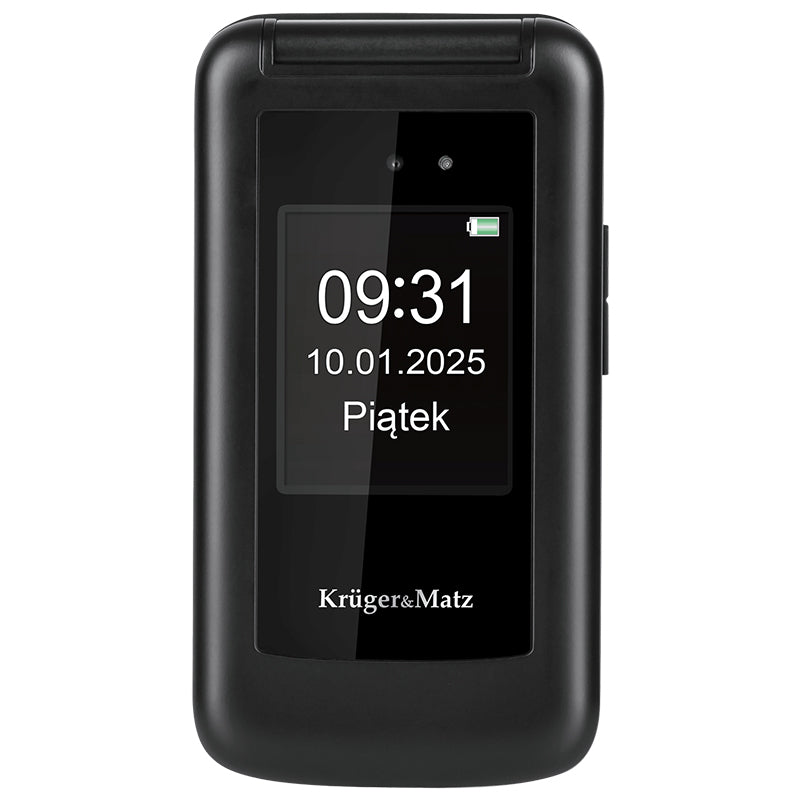 Telefon mobil GSM cu clapetă pentru seniori cu buton SOS Kruger Matz KM0931
