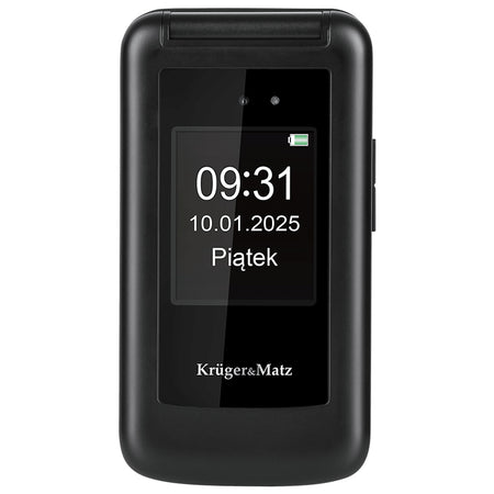 Telefon mobil GSM cu clapetă pentru seniori cu buton SOS Kruger Matz KM0931