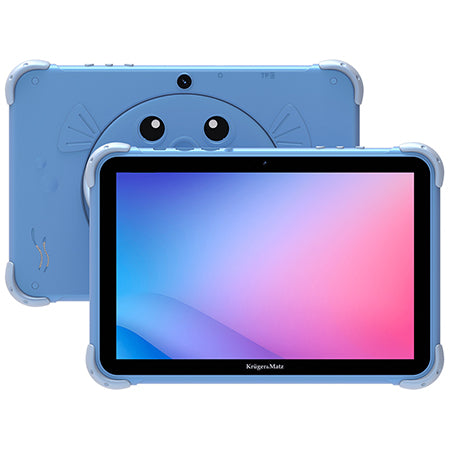 Tabletă pentru copii cu ecran IPS de 10,1 inch, Android 13, 4 GB RAM și LTE Kruger Matz KM1008-BL
