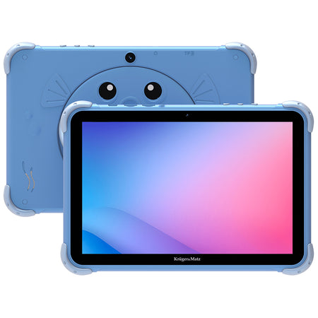 Tabletă pentru copii cu ecran IPS de 10,1 inch, Android 13, 4 GB RAM și LTE Kruger Matz KM1008-BL