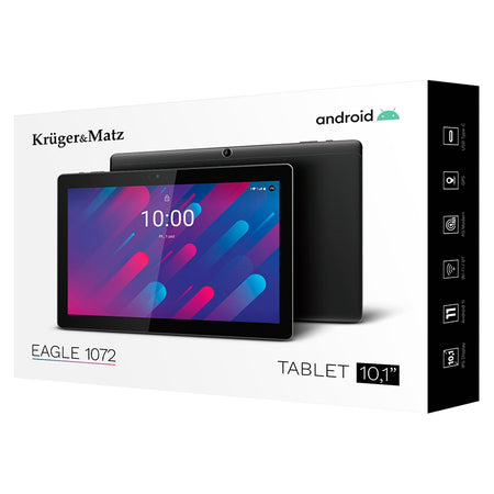Tabletă 4G LTE de 10,1 inch cu 4 GB RAM, 64 GB și Android 11 Kruger Matz KM1072.1