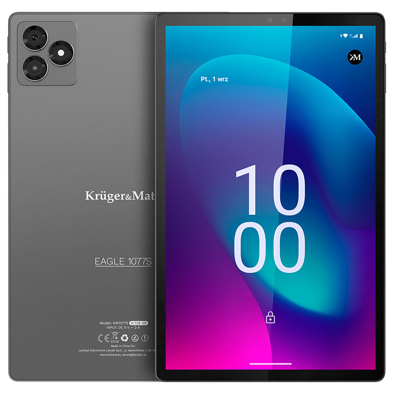 Tableta 4G 6GB 128GB Android15 Kruger&Matz KM1077S