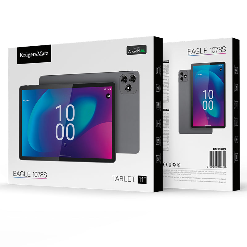 Tabletă 4G 8GB 256GB Android15 Kruger&Matz KM1078S