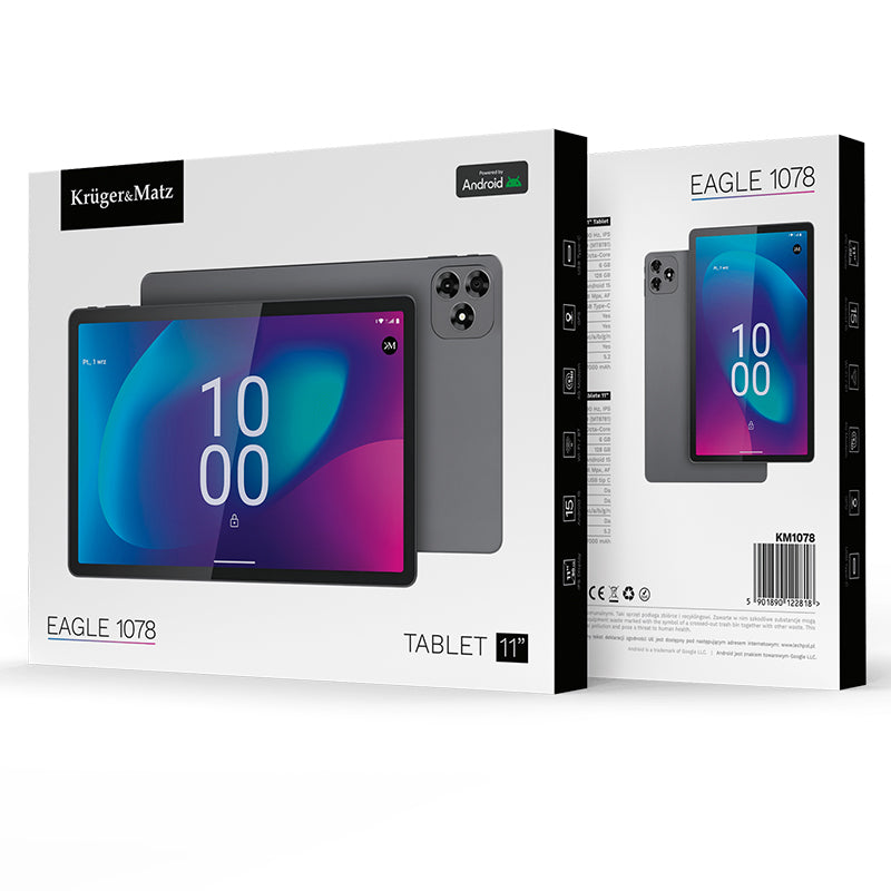 Tableta 4G 6GB 128GB Android15 Kruger&Matz KM1078