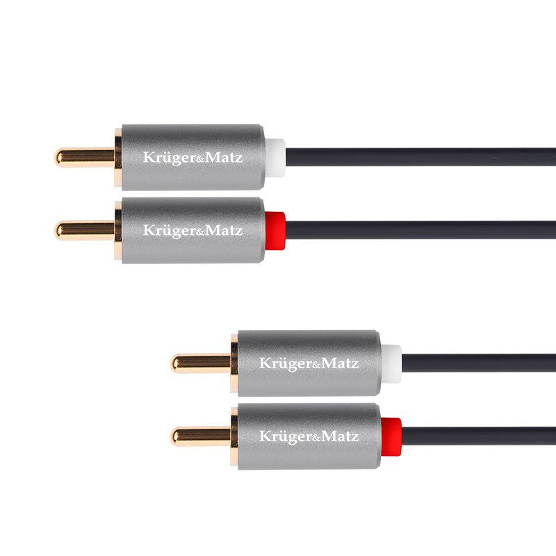 Cablu 2RCA - 2RCA 1.8m basic  Kruger&Matz KM1209