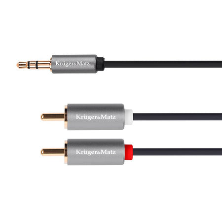Cablu jack 3.5 - 2RCA 1m basic Kruger&Matz KM1218