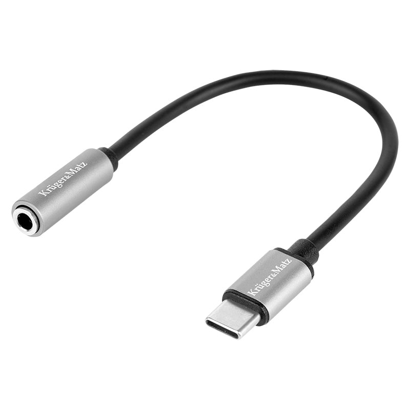 Cablu adaptor USB TypeC tată - jack 3.5 mamă Kruger&Matz KM1245