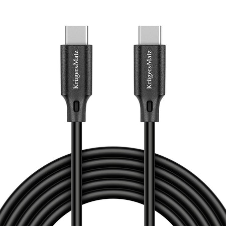 Cablu USB tip C - tip C 100 W cu Power Delivery și conductor OFC, 1 m Kruger Matz KM1260
