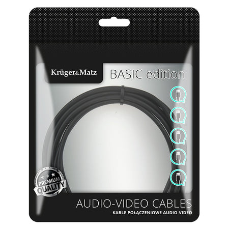 Cablu USB tip C - tip C 100 W cu Power Delivery și conductor OFC, 1 m Kruger Matz KM1260