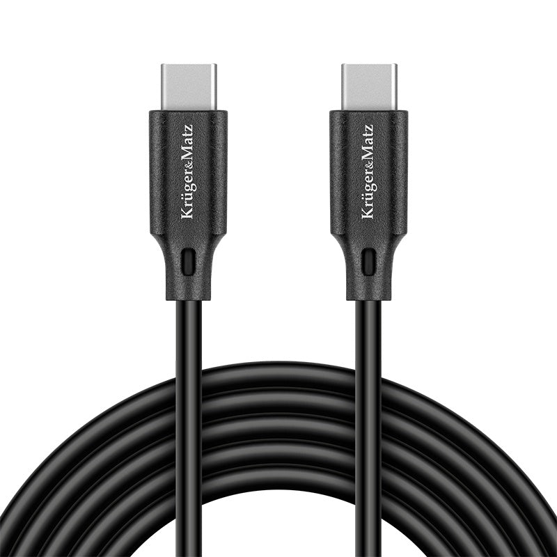 Cablu USB Tip C la USB Tip C de 2,5 m cu încărcare de 100 W Kruger Matz KM1261