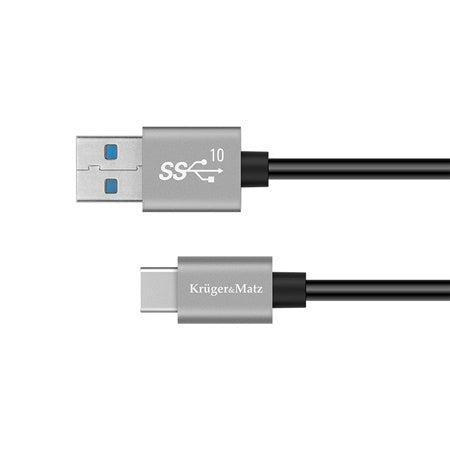 Cablu USB - TypeC 10 gbps 15W 1m Kruger&Matz KM1263
