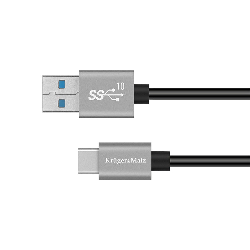 Cablu USB - TypeC 10 gbps 15W 1m Kruger&Matz KM1263