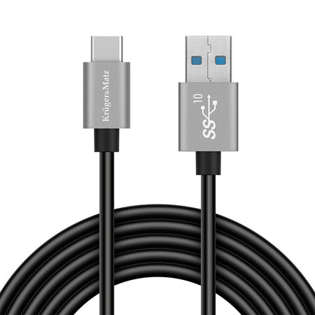 Cablu USB - TypeC 10 gbps 15W 1m Kruger&Matz KM1263
