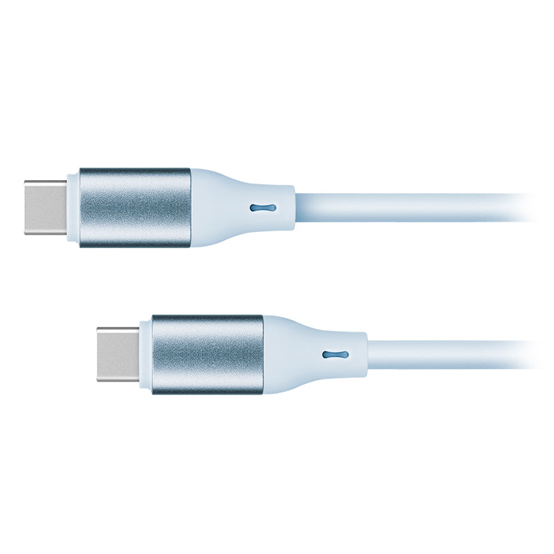 Cablu silicon USB TypeC - UUSB TypeC 100W 1m basic Kruger&Matz KM1269-1BL