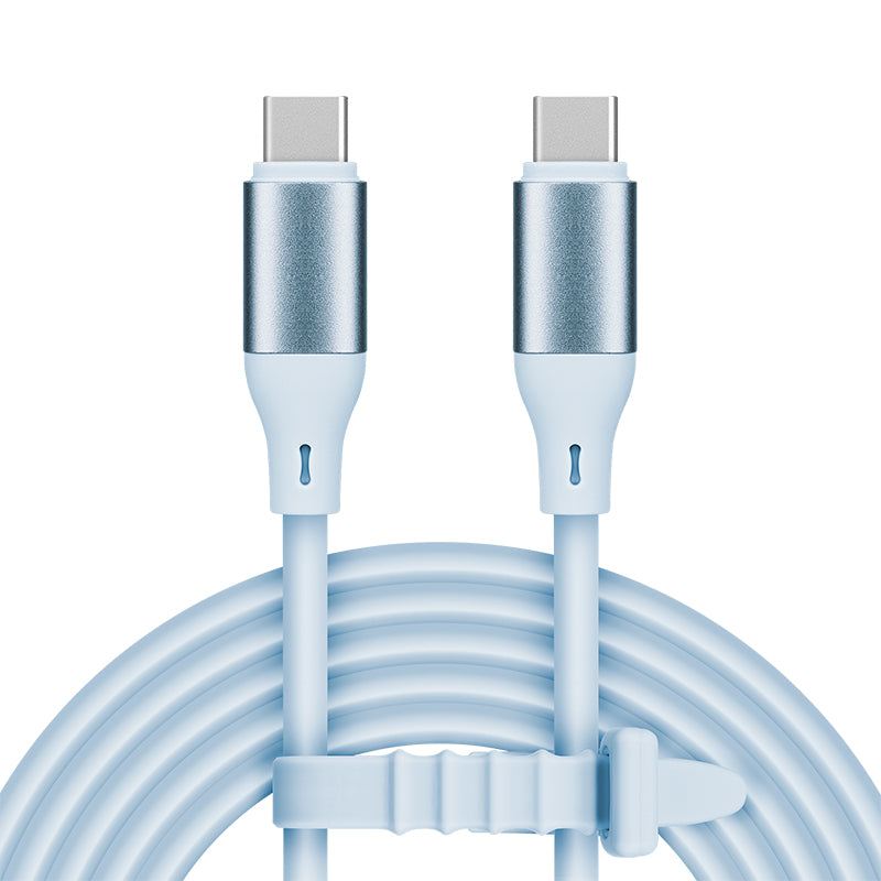 Cablu silicon USB TypeC - UUSB TypeC 100W 1m basic Kruger&Matz KM1269-1BL