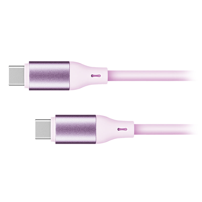 Cablu silicon USB TypeC - USB TypeC 100W 1m basic Kruger&Matz KM1269-1P