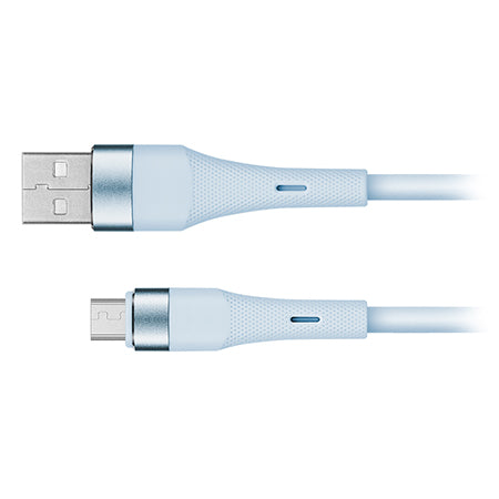 Cablu silicon USB - micro USB 1m basic Kruger&Matz KM1270-1BL