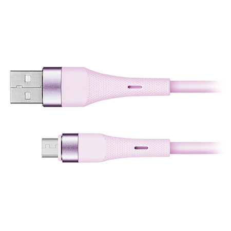 Cablu silicon USB - micro USB 1m basic Kruger&Matz KM1270-1P