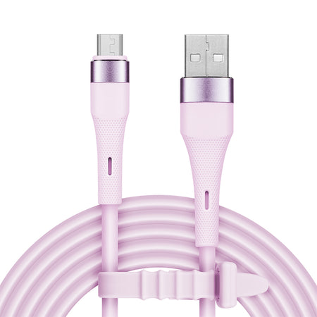 Cablu silicon USB - micro USB 1m basic Kruger&Matz KM1270-1P
