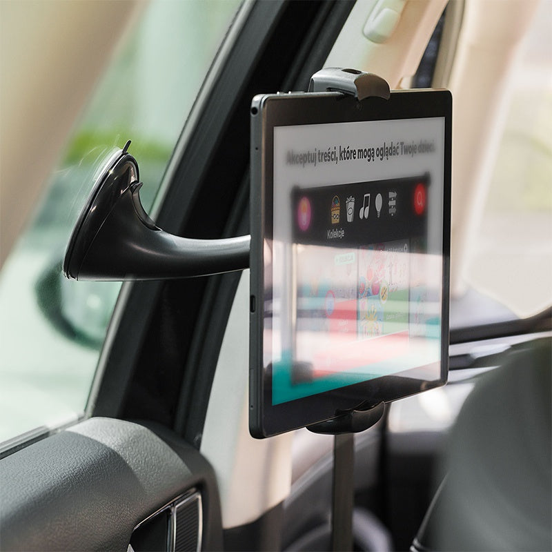 Suport auto universal pentru tablete, montare cu ventuză, Kruger Matz KM1369