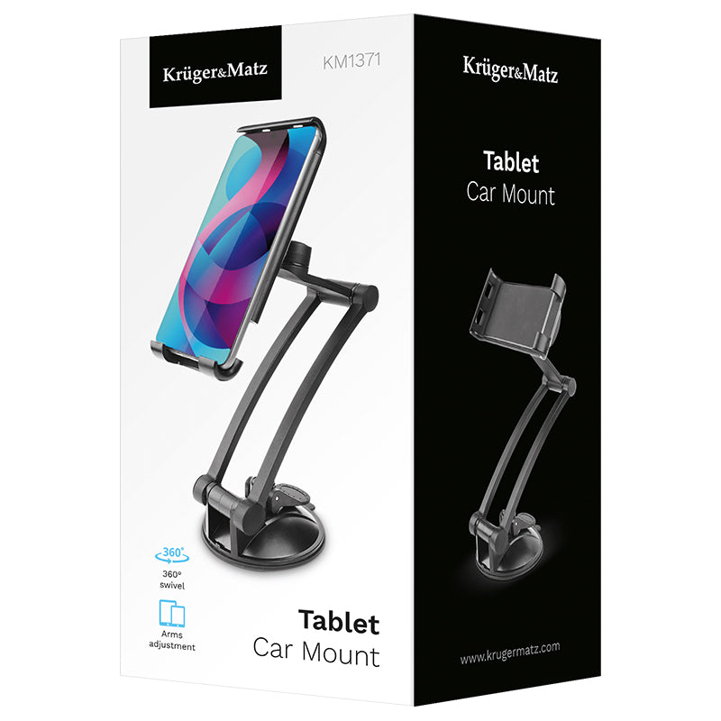 Suport universal pentru tabletă cu ventuză și braț reglabil Kruger Matz KM1371