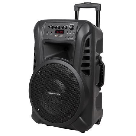 Boxă activă portabilă de 12 inch cu Bluetooth și microfoane UHF fără fir Kruger Matz KM1712
