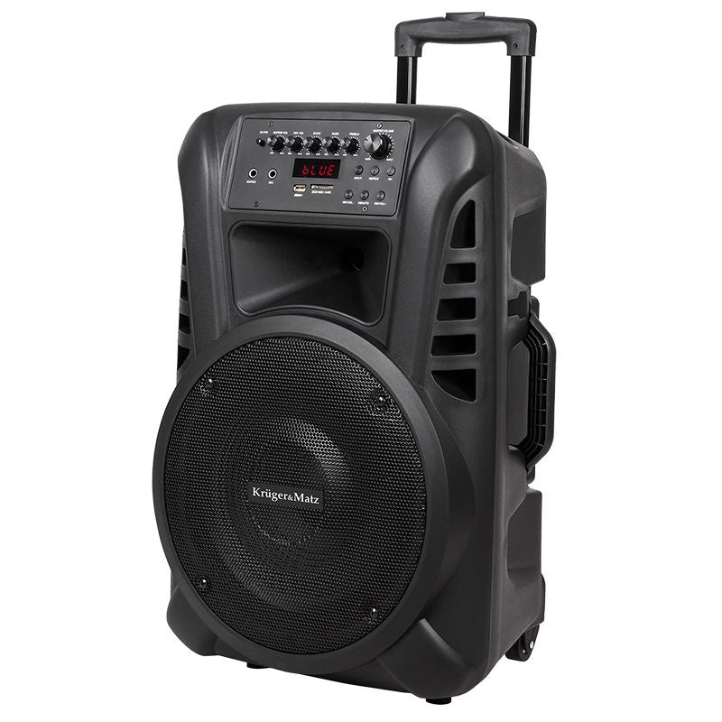 Boxă activă portabilă de 12 inch cu Bluetooth și microfoane UHF fără fir Kruger Matz KM1712