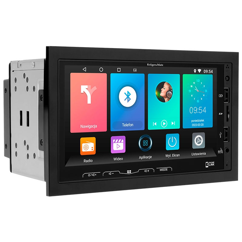 Player auto 2 DIN cu ecran tactil de 7 inch și Android 12 Kruger Matz KM2008