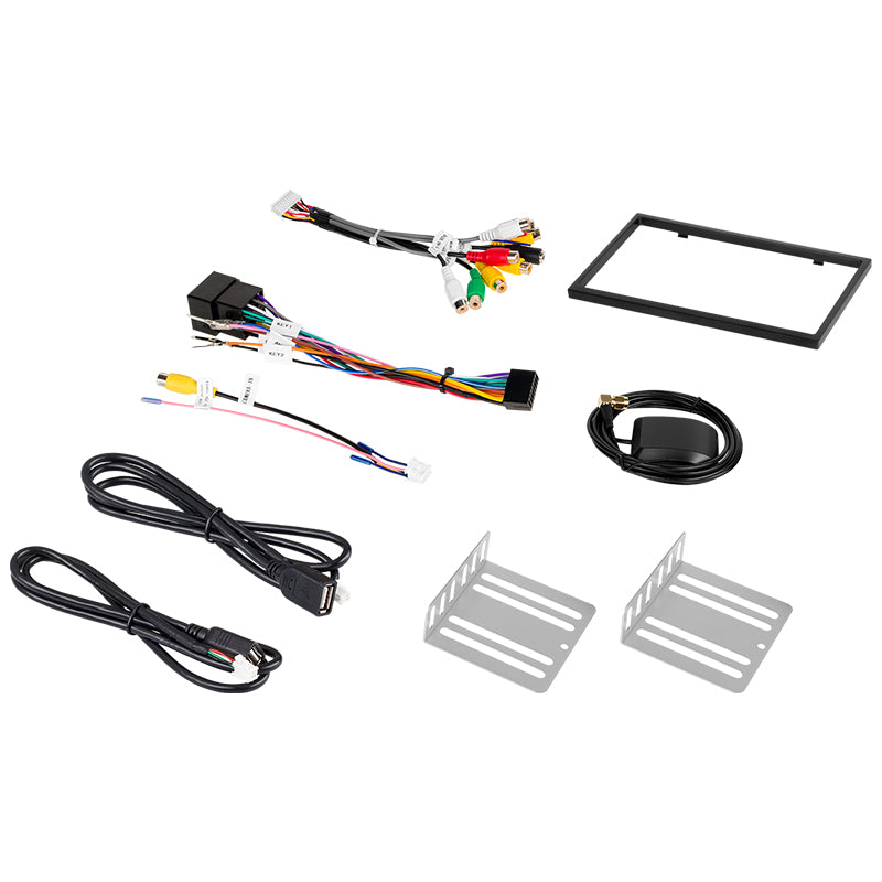 Player auto 2 DIN cu ecran tactil de 7" și Android 12 cu suport CarPlay și Android Auto Kruger Matz KM2010