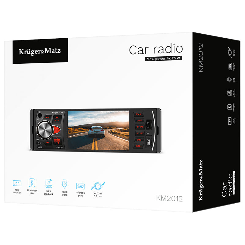 Player auto 1DIN 4x25W Kruger&Matz KM2012
