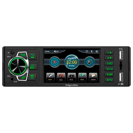 Player auto 1 DIN cu ecran de 4 inch și putere 4 × 50 W Kruger Matz KM2015