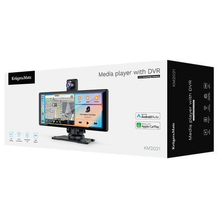 Stație multimedia auto cu ecran tactil de 9'', Android Auto și Apple CarPlay Kruger Matz KM2021
