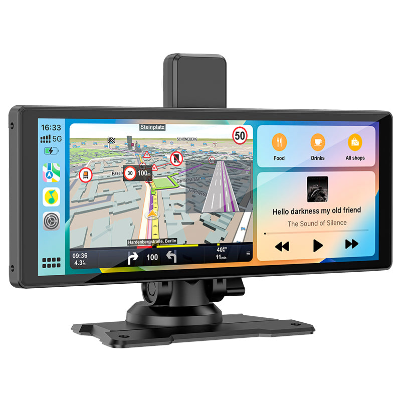 Stație multimedia auto cu ecran tactil de 9'', Android Auto și Apple CarPlay Kruger Matz KM2021