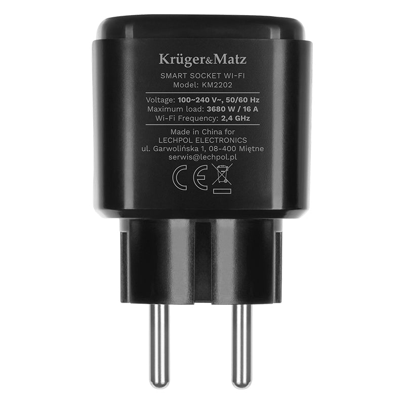 Priza smart WIFI connect P4 Tuya Kruger&Matz KM2202-B