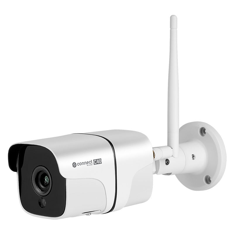 Cameră WiFi Connect C40 Tuya, 3 Mpx, IR, IP66, 192×58×58 mm, Kruger Matz KM2208