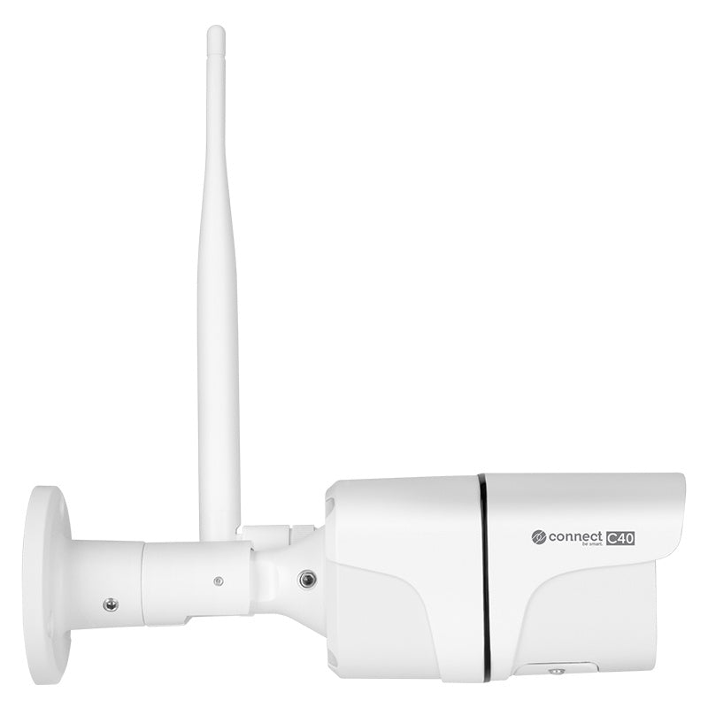 Cameră WiFi Connect C40 Tuya, 3 Mpx, IR, IP66, 192×58×58 mm, Kruger Matz KM2208