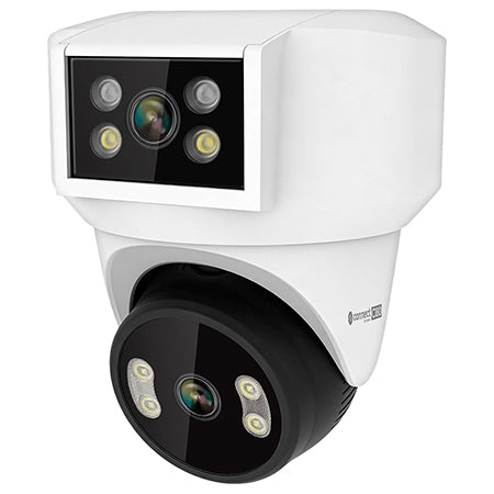 Cameră WiFi cu obiectiv dublu Full HD 1080p, IP65 și aplicație Tuya Kruger Matz KM2221