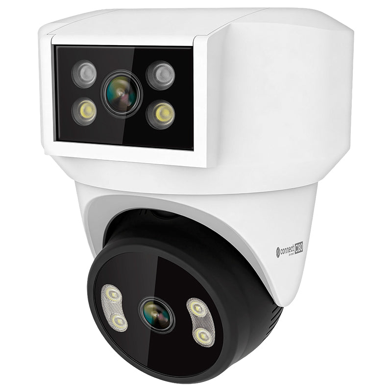 Cameră WiFi cu obiectiv dublu Full HD 1080p, IP65 și aplicație Tuya Kruger Matz KM2221