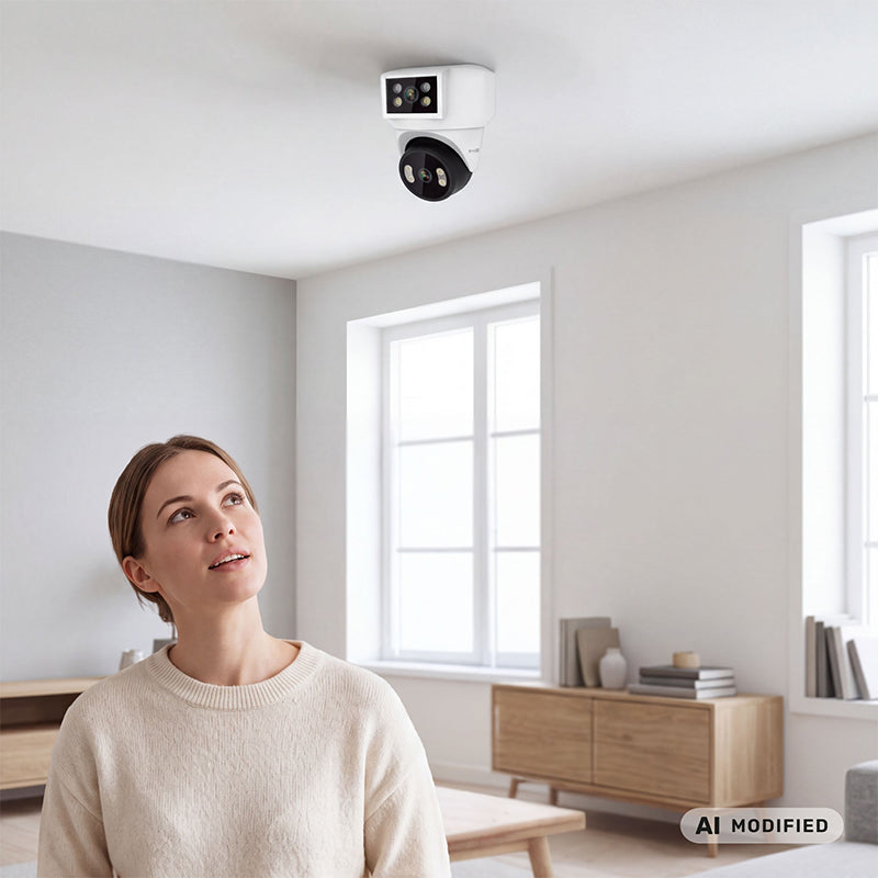 Cameră WiFi cu obiectiv dublu Full HD 1080p, IP65 și aplicație Tuya Kruger Matz KM2221
