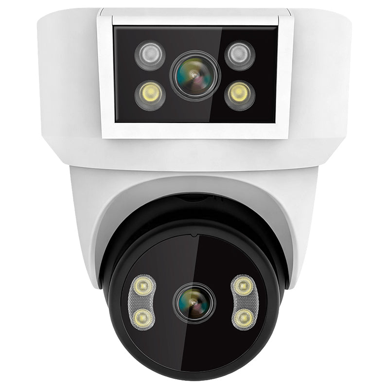 Cameră WiFi cu obiectiv dublu Full HD 1080p, IP65 și aplicație Tuya Kruger Matz KM2221