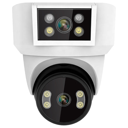 Cameră WiFi cu obiectiv dublu Full HD 1080p, IP65 și aplicație Tuya Kruger Matz KM2221