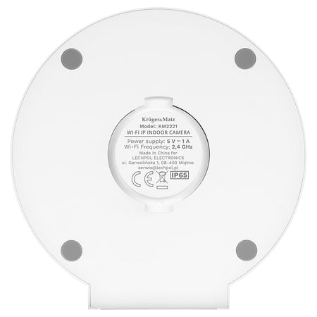 Cameră WiFi cu obiectiv dublu Full HD 1080p, IP65 și aplicație Tuya Kruger Matz KM2221