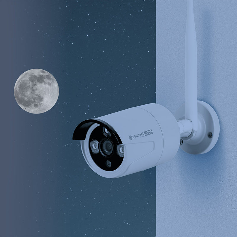 Kit supraveghere video Wi-Fi 6 cu NVR și 4 camere 1080p Tuya Kruger Matz KM2240-1