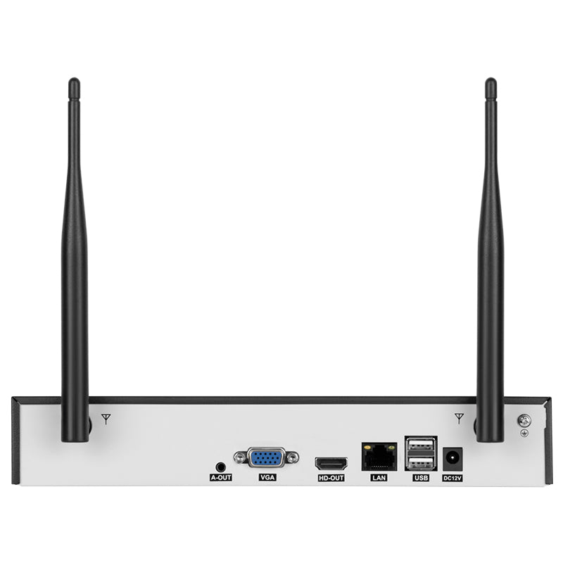 Kit supraveghere video Wi-Fi 6 cu NVR și 4 camere 1080p Tuya Kruger Matz KM2240-1