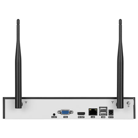 Kit supraveghere video Wi-Fi 6 cu NVR și 4 camere 1080p Tuya Kruger Matz KM2240-1
