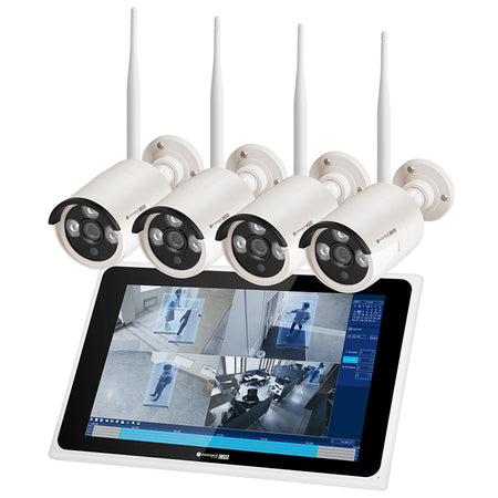 Kit supraveghere WiFi cu NVR și 4 camere Tuya Kruger Matz KM2241