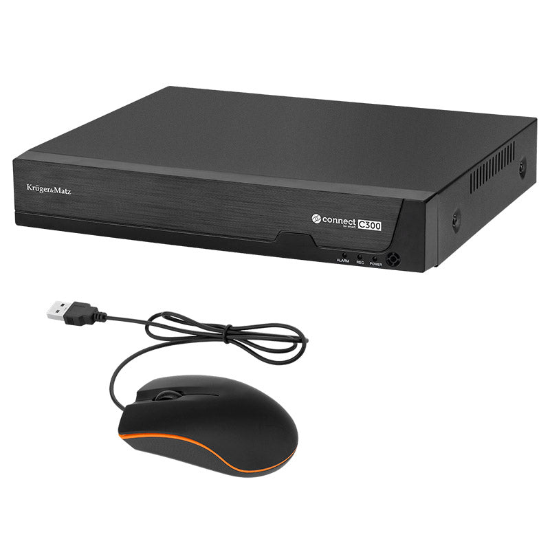 Kit supraveghere WiFi Tuya C300 cu 4 camere IP ONVIF Kruger Matz KM2242