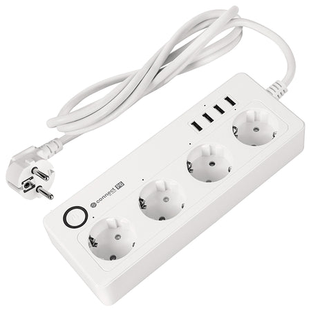 Prelungitor smart 4 prize Schuko, 4 USB, Connect P6 Tuya Kruger Matz KM2250